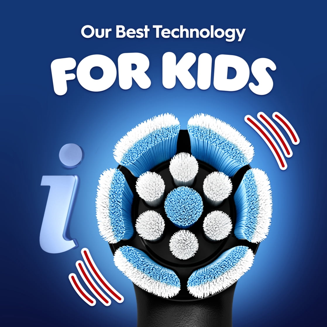 Oral-B iO Kids Limited Rechargeable Electric Powered Toothbrush, Spiderman
