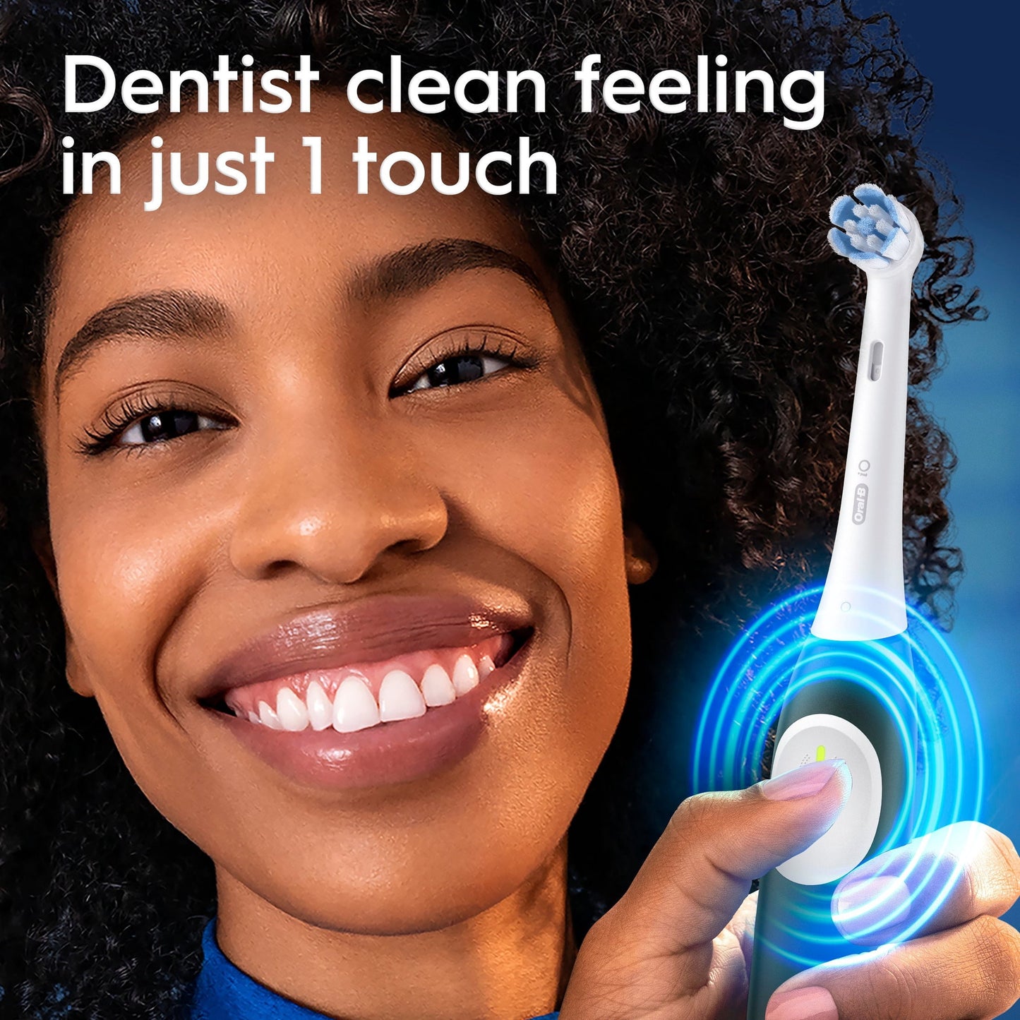 Oral-B Toothbrush, iO Series 2 Electric Toothbrush Starter Kit, Night Black
