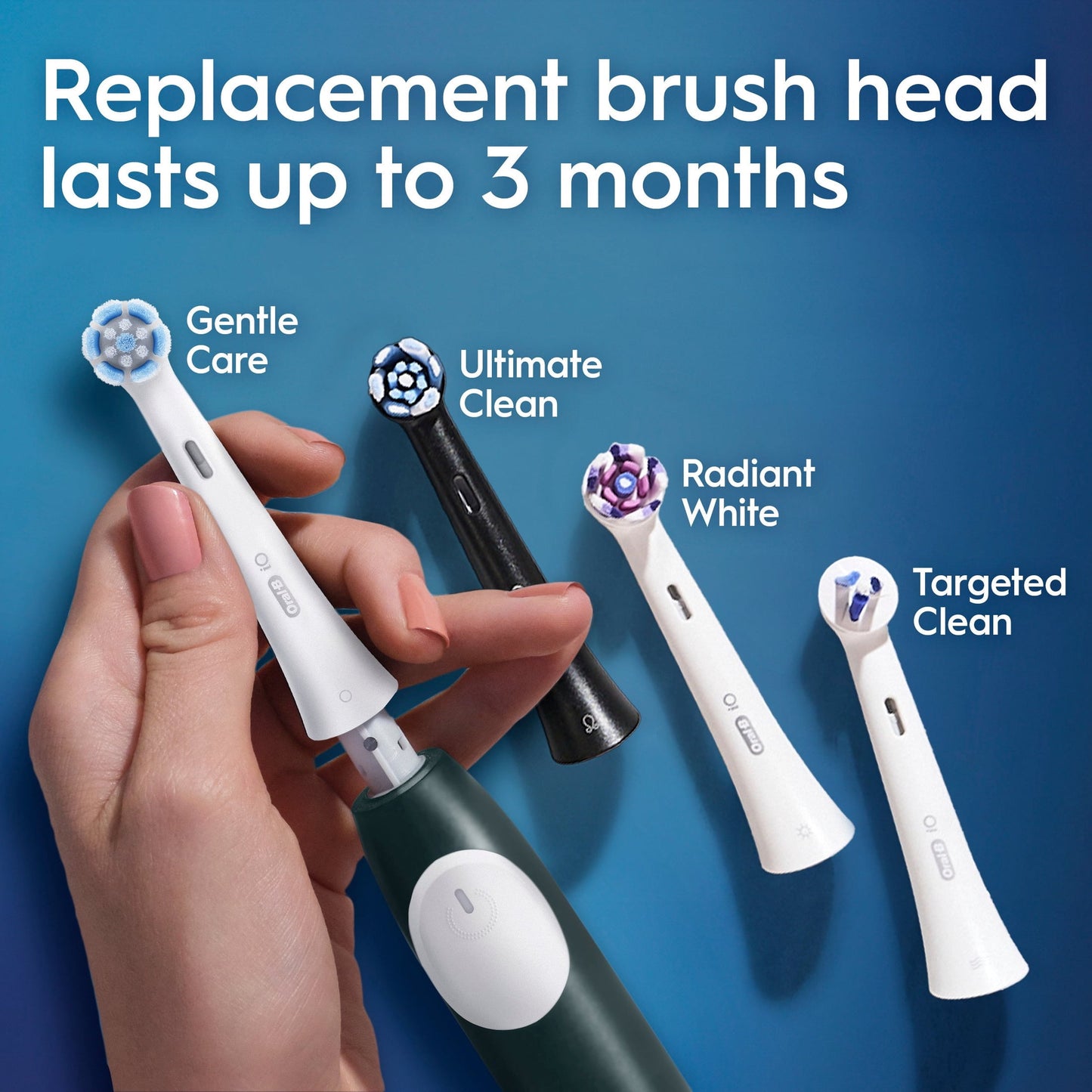 Oral-B Toothbrush, iO Series 2 Electric Toothbrush Starter Kit, Night Black