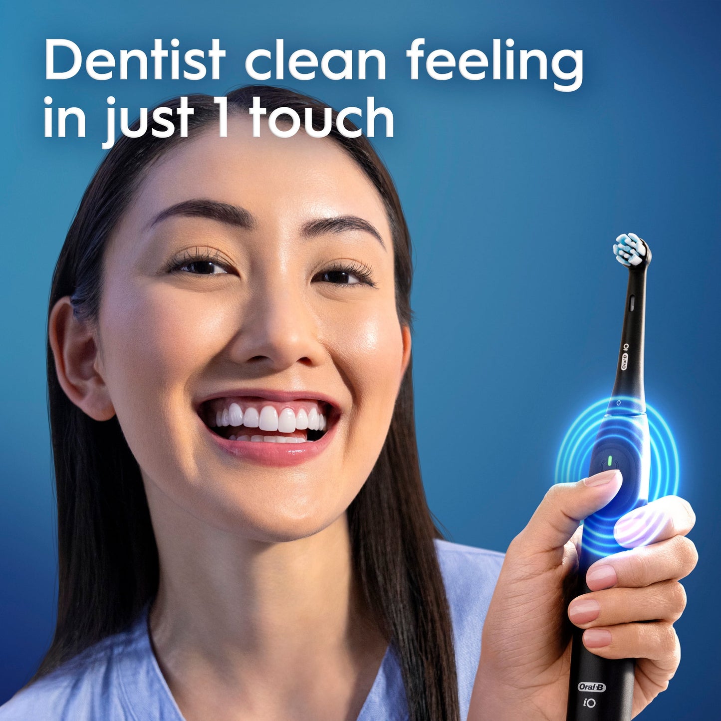 Oral-B Toothbrush, iO Series 2 Electric Toothbrush Starter Kit, Night Black