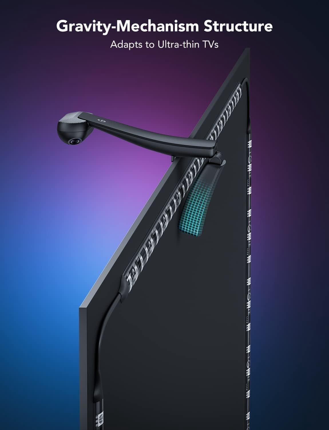 Govee Envisual TV Backlight T2, For 75-85 inch TVs, Dual Camera with High-Fidelity Color Sensing Technology