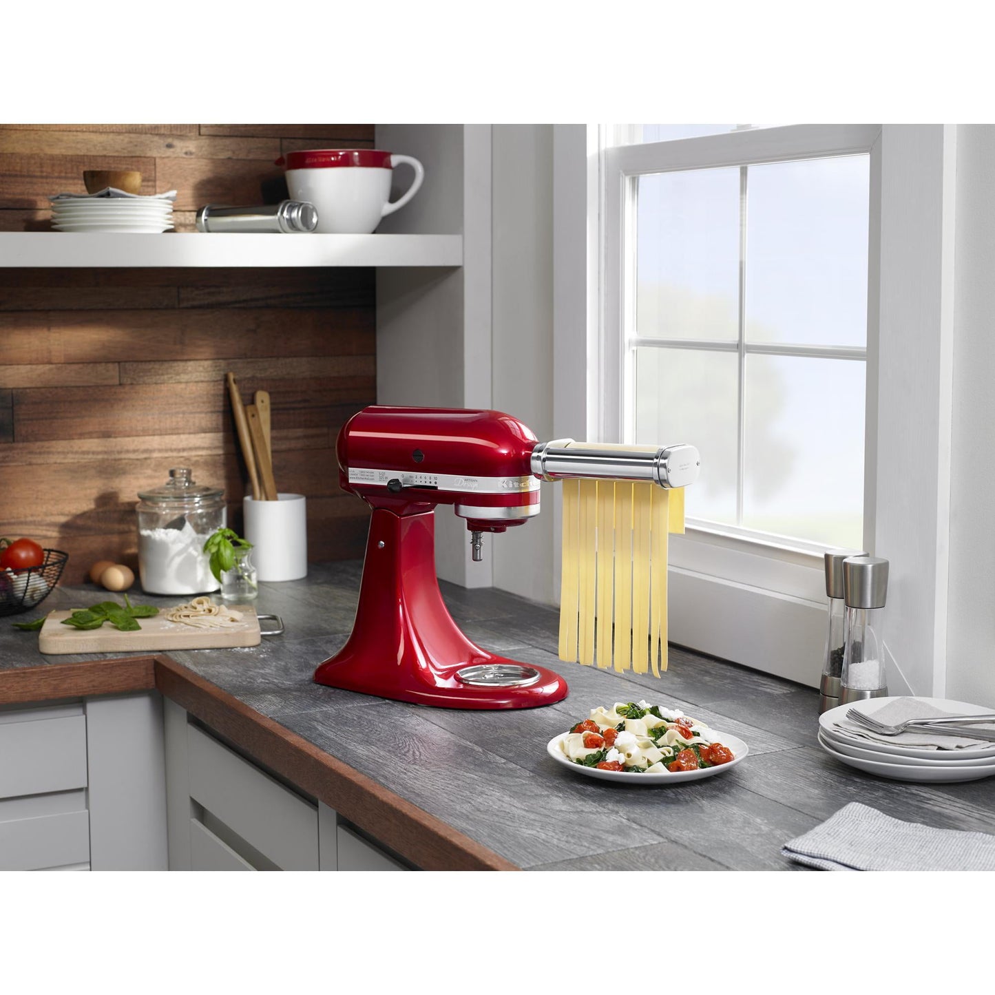 KitchenAid 5-Piece Pasta Deluxe Set, Silver, KSMPDX