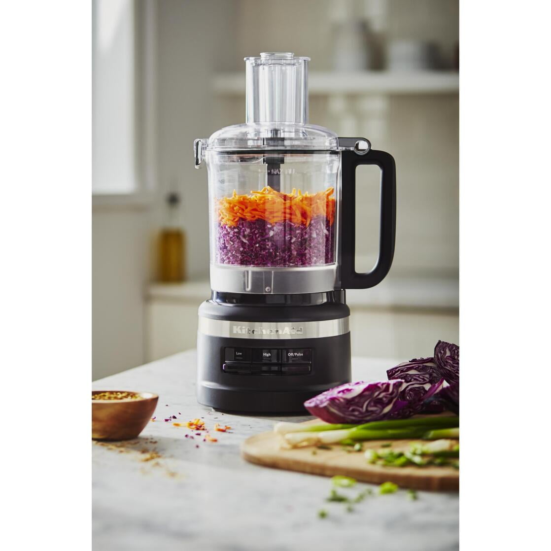 KitchenAid 9 Cup Food Processor, Black Matte, KFP0918