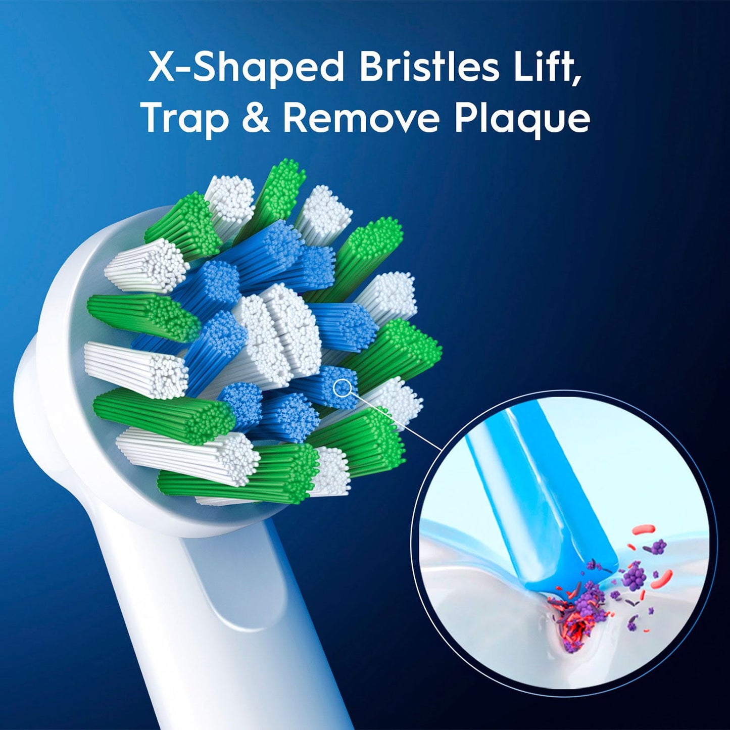 Oral-B CrossAction X Replacement Brush Heads (10 Count)