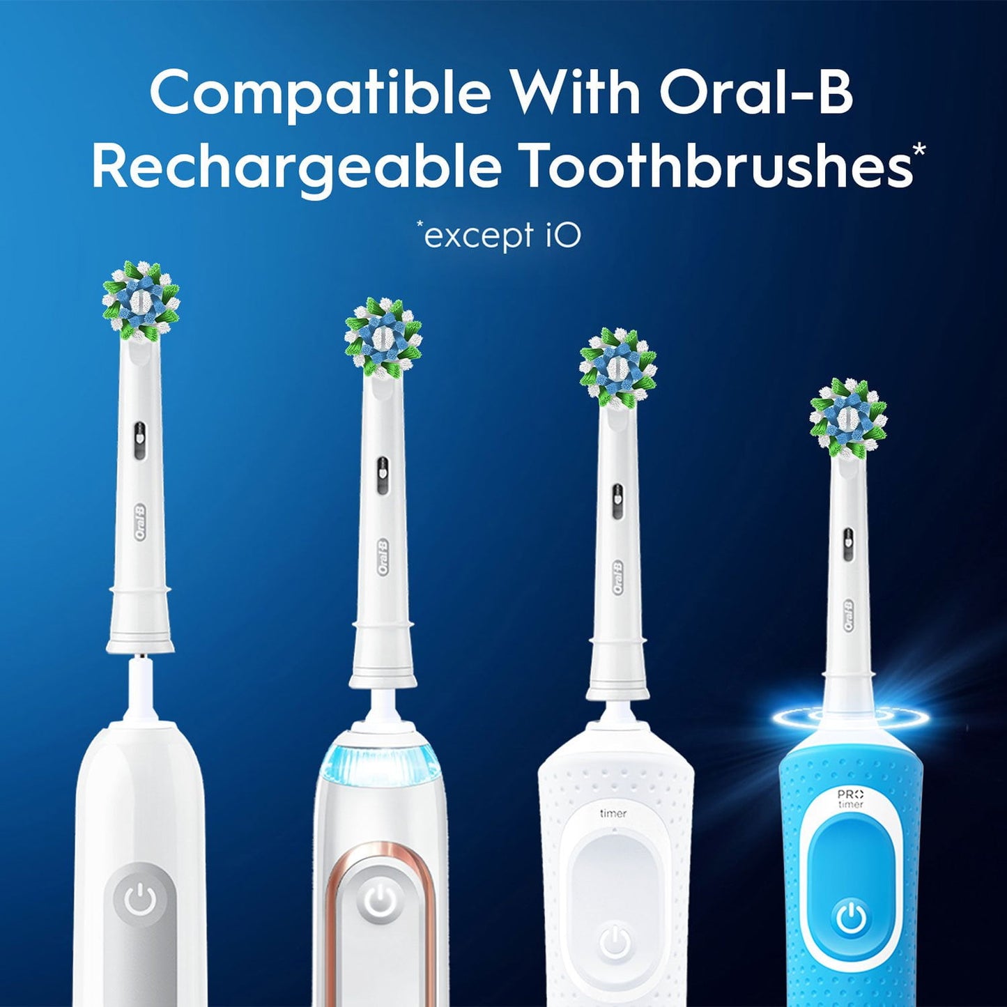 Oral-B CrossAction X Replacement Brush Heads (10 Count)