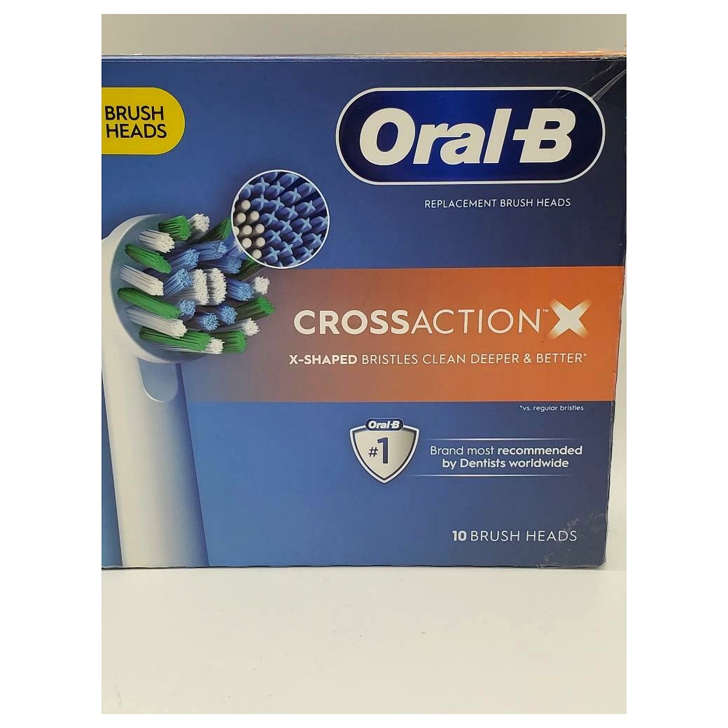 Oral-B CrossAction X Replacement Brush Heads (10 Count)