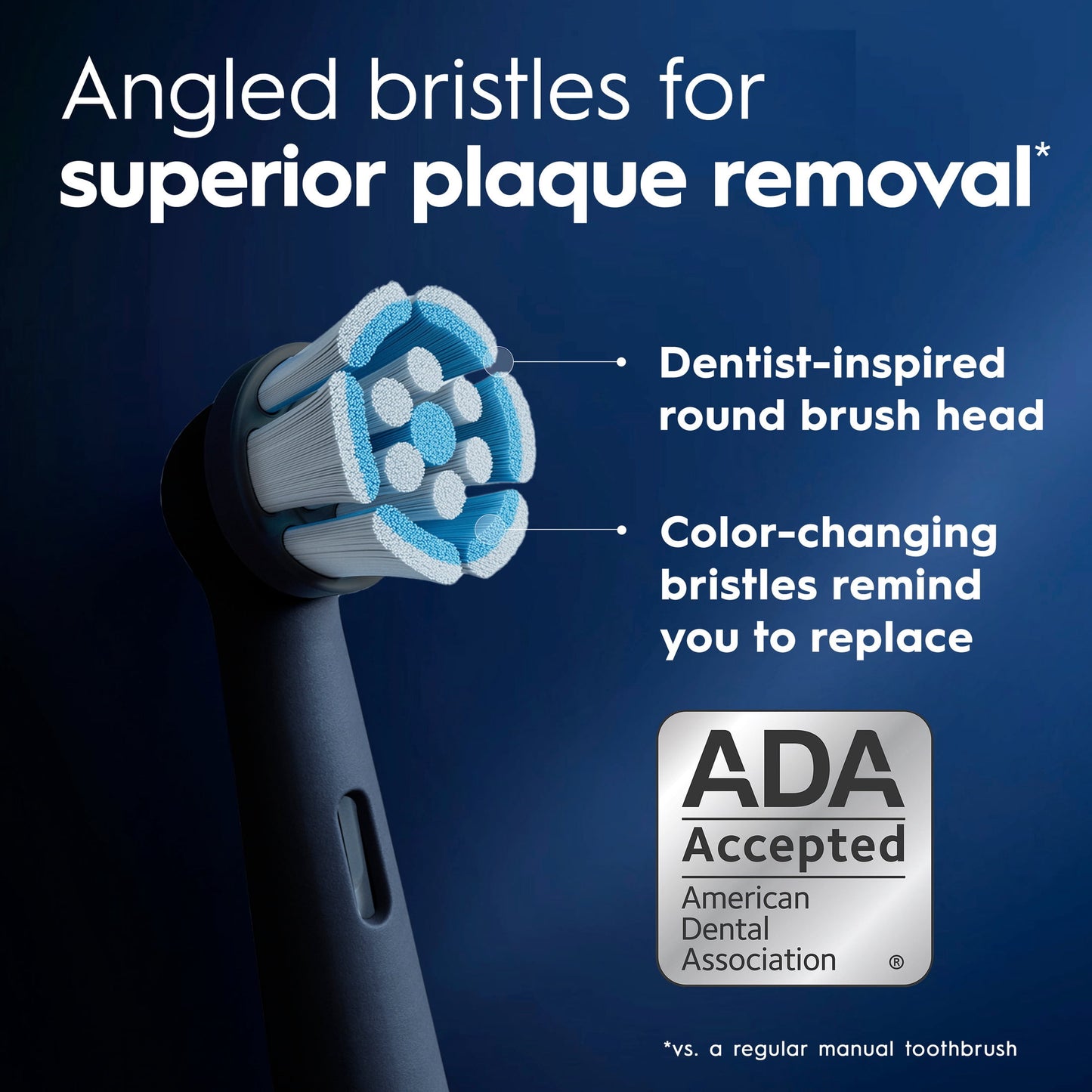 Oral-B iO Gum &amp; Sensitive Replacement Heads, Electric Toothbrush Brush Heads, Black, 6 Count
