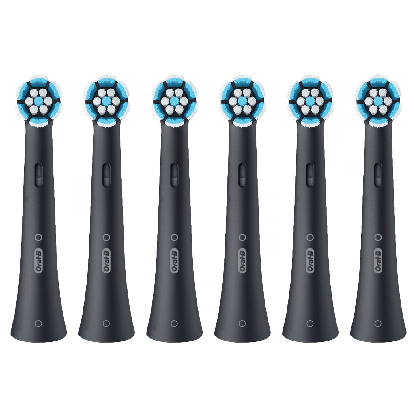 Oral-B iO Gum &amp; Sensitive Replacement Heads, Electric Toothbrush Brush Heads, Black, 6 Count