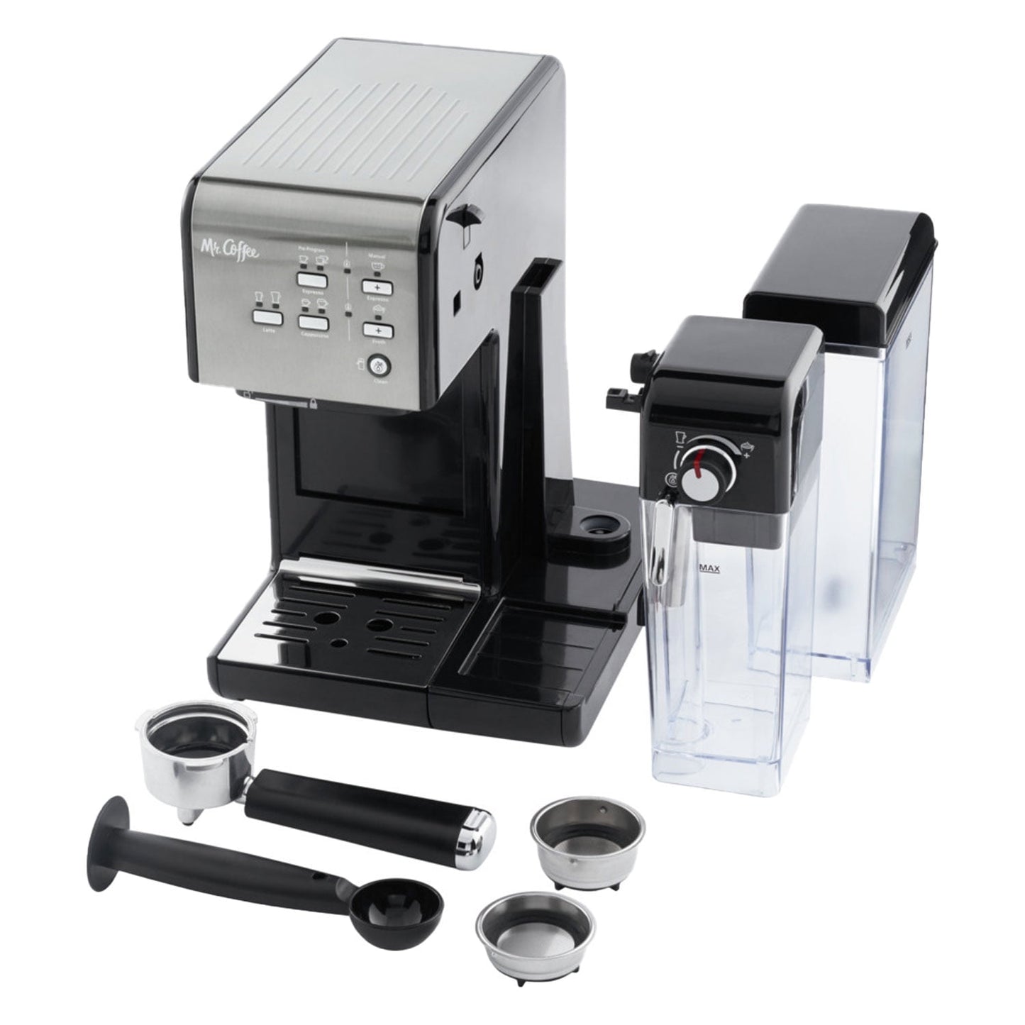 Mr. Coffee BVMC-EM7000DS 1 Touch 19 Bar Pump Programmable Espresso Maker Machine