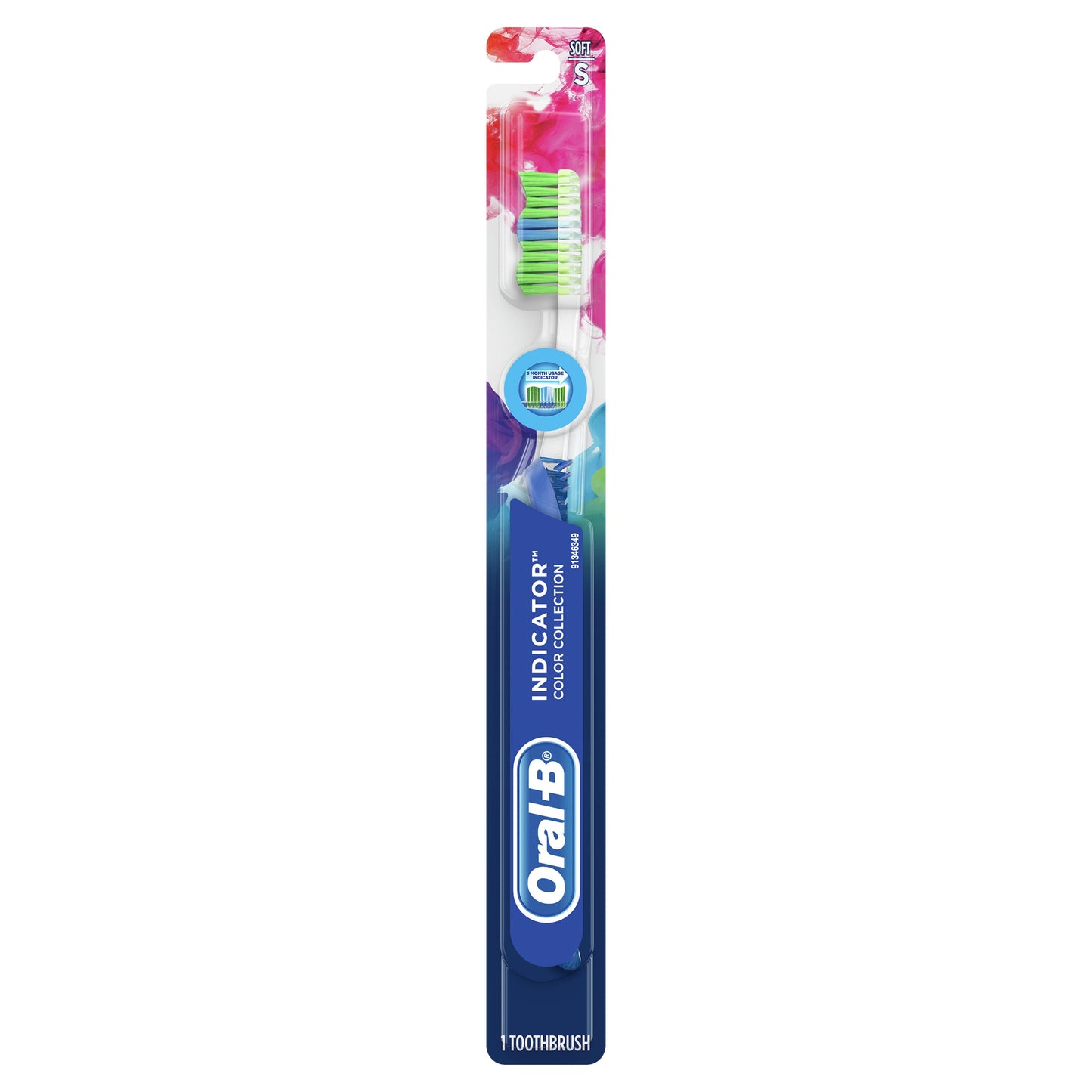 Oral-B Indicator Contour Clean Toothbrush, Soft, 1 Count