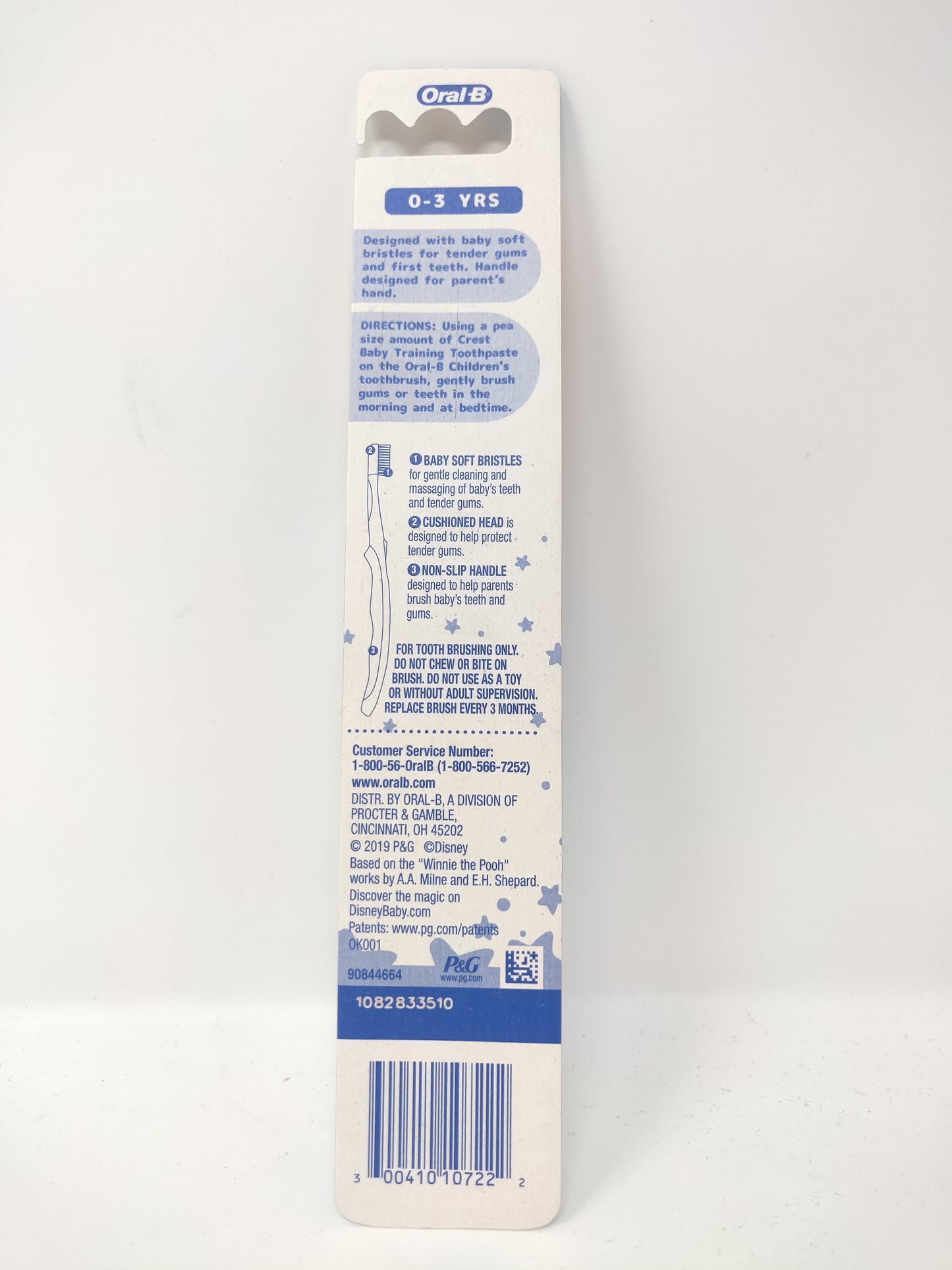 Oral-B Baby Extra Soft Toothbrush - Disney Winnie the Pooh for 0-3 years