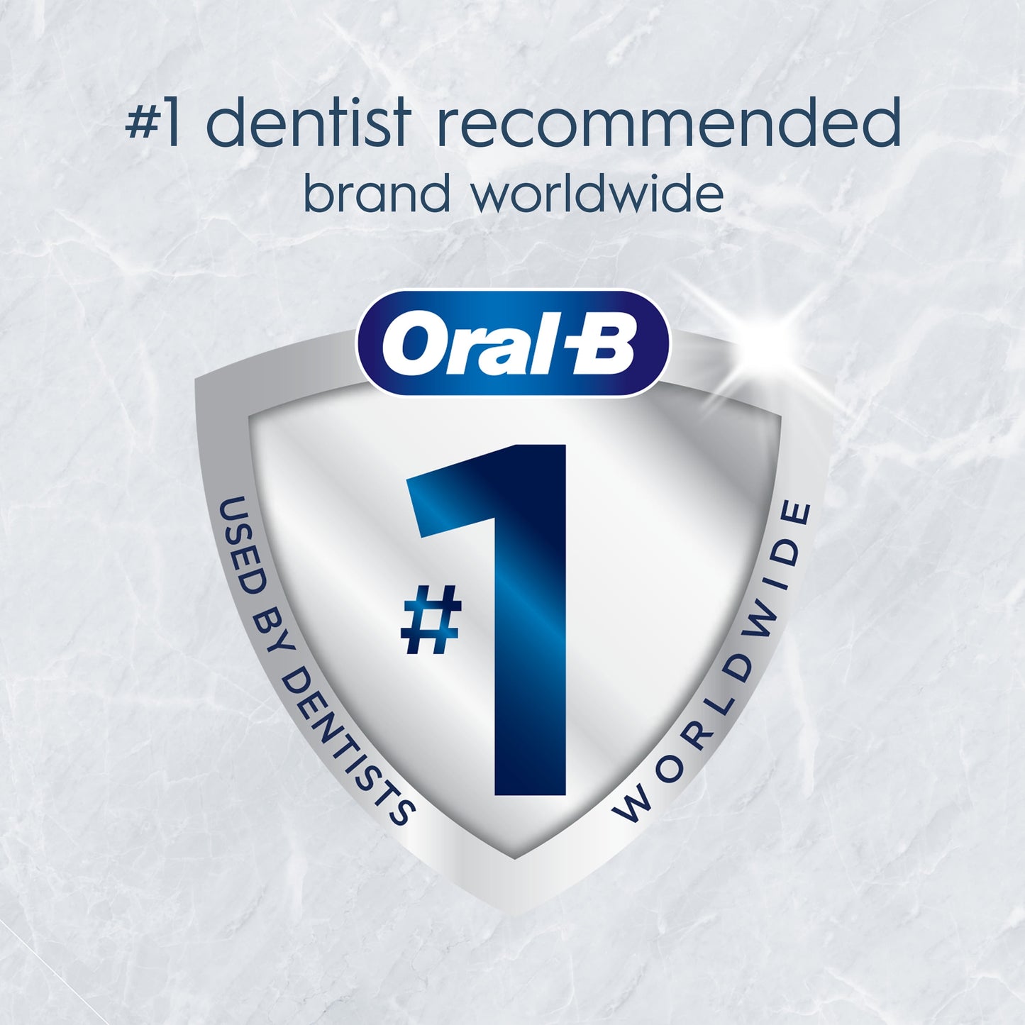 Oral-B Clic Starter Kit Metallic Rose Toothbrush Handle with Oral-B Brush Head and Toothbrush Holder