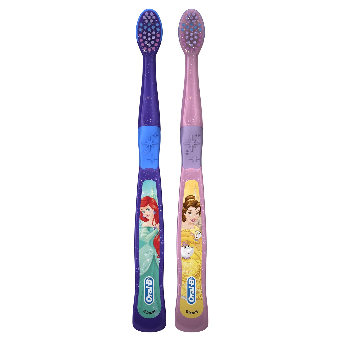 Oral-B Kid's Manual Toothbrush featuring Disney's Princess Characters, 2 count