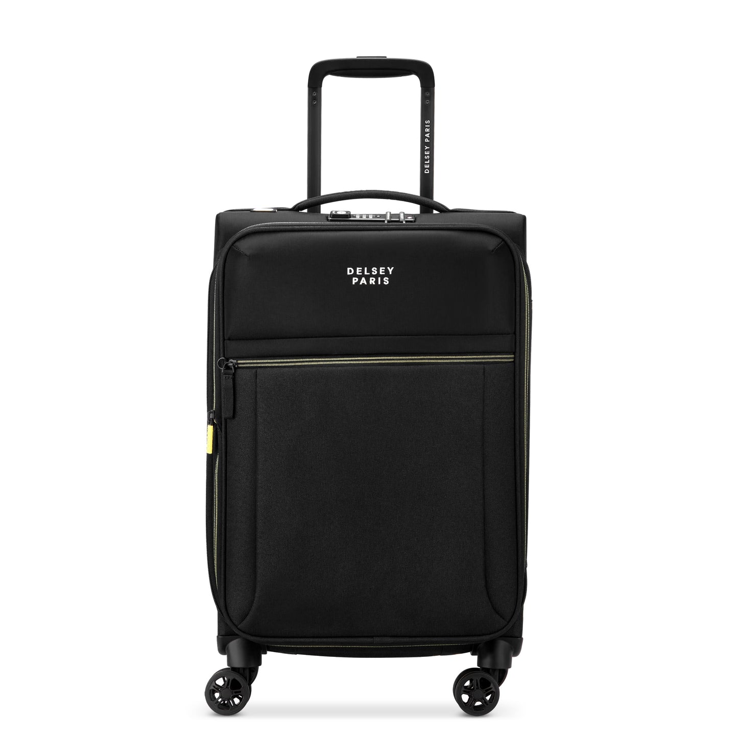 DELSEY PARIS Brochant 3.0 20" Carry-on Softside Expandable Luggage, Blacl
