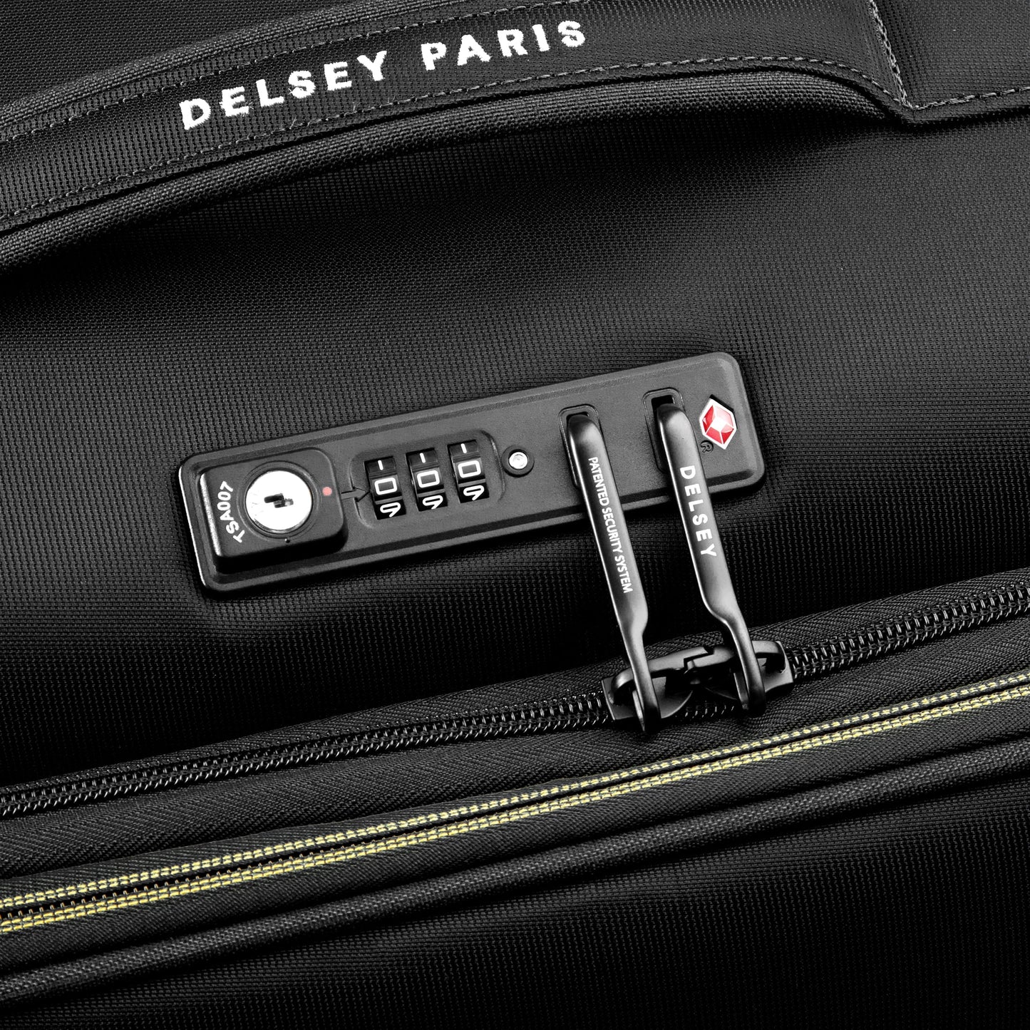 DELSEY PARIS Brochant 3.0 20" Carry-on Softside Expandable Luggage, Blacl