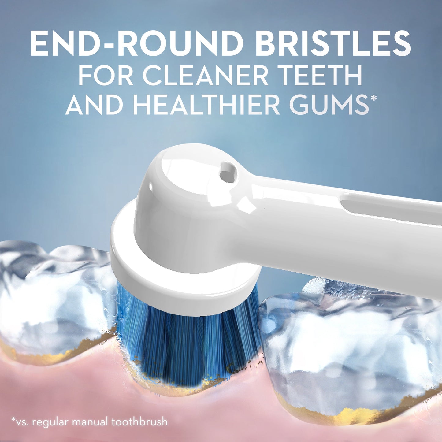 Oral-B Toothbrush Heads, Precision Clean Electric Toothbrush Replacement Head, White, 4 Count