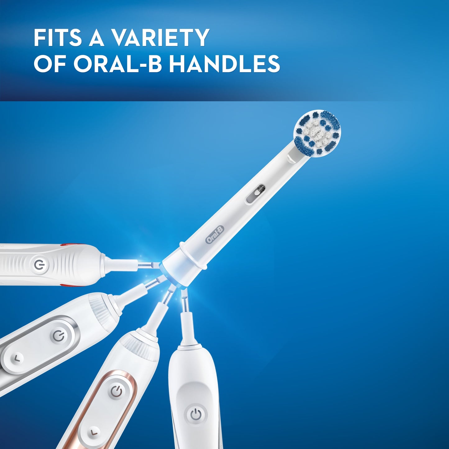 Oral-B Toothbrush Heads, Precision Clean Electric Toothbrush Replacement Head, White, 4 Count
