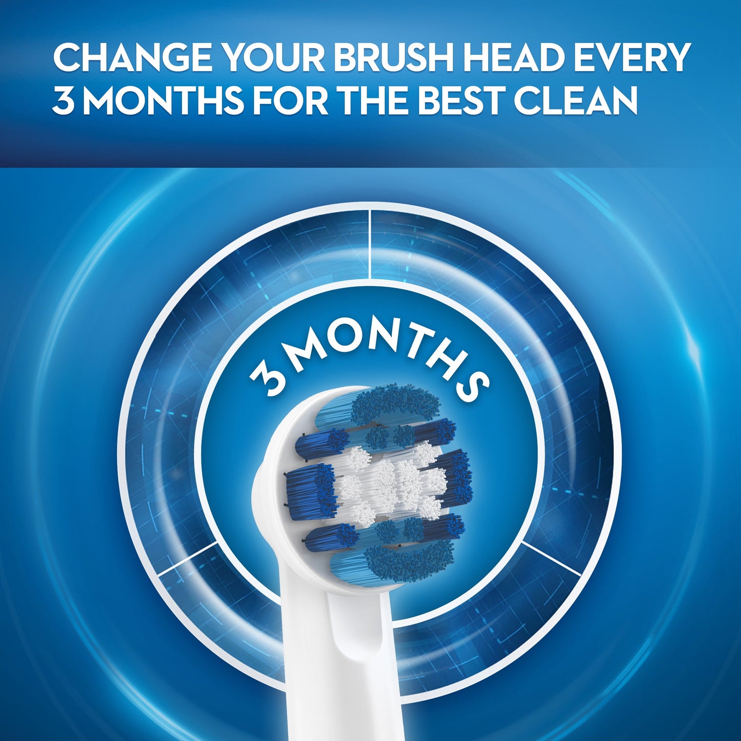 Oral-B Toothbrush Heads, Precision Clean Electric Toothbrush Replacement Head, White, 4 Count