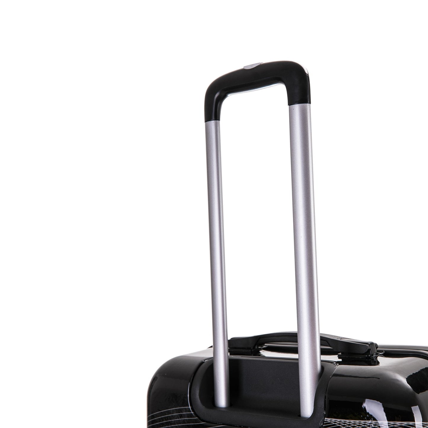 InUSA Print 3-Piece Hardside Luggage Sets with Spinner Wheels, Handle, Trolley, (20"/24"/28"), Paris