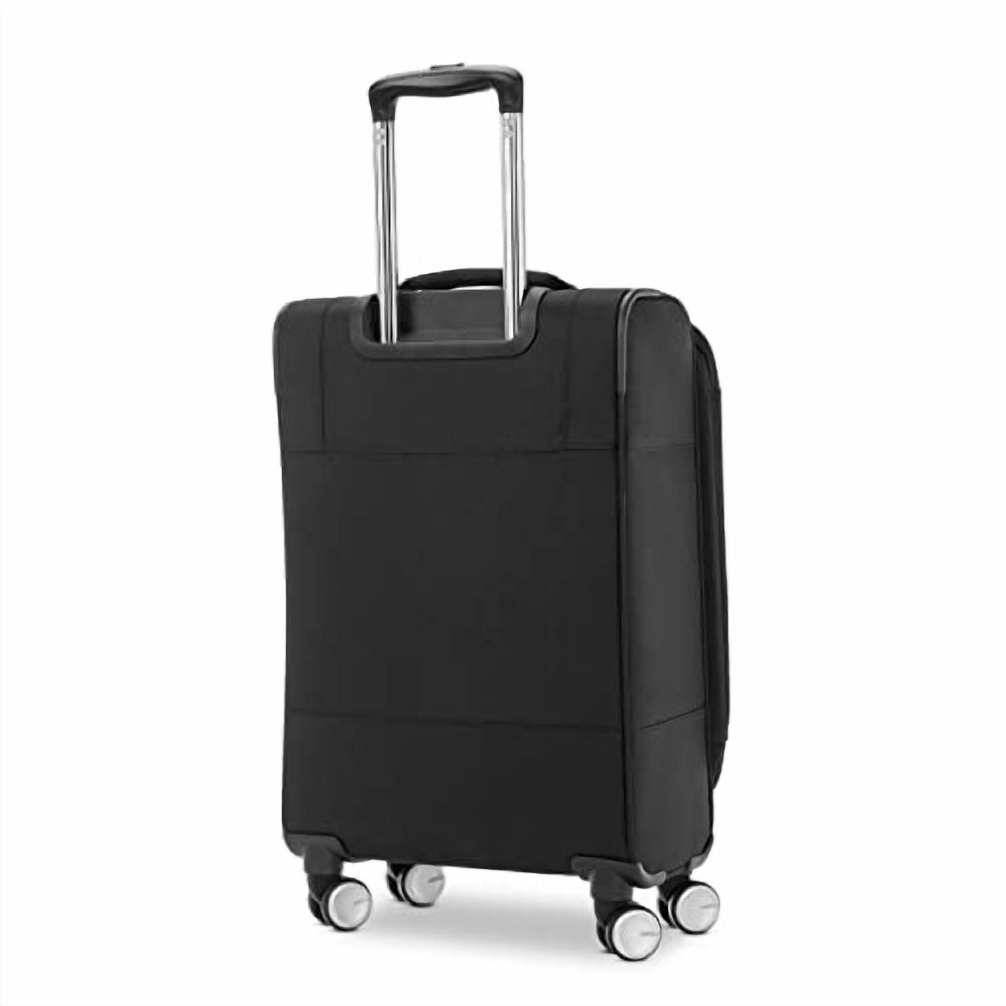 American Tourister Whim Softside Expandable Luggage with Spinners, Black 2PC SET