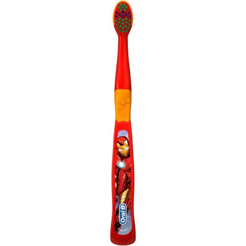 Oral-B Kid's Marvel's Spiderman Soft Bristle Manual Toothbrush, for Kids 3+