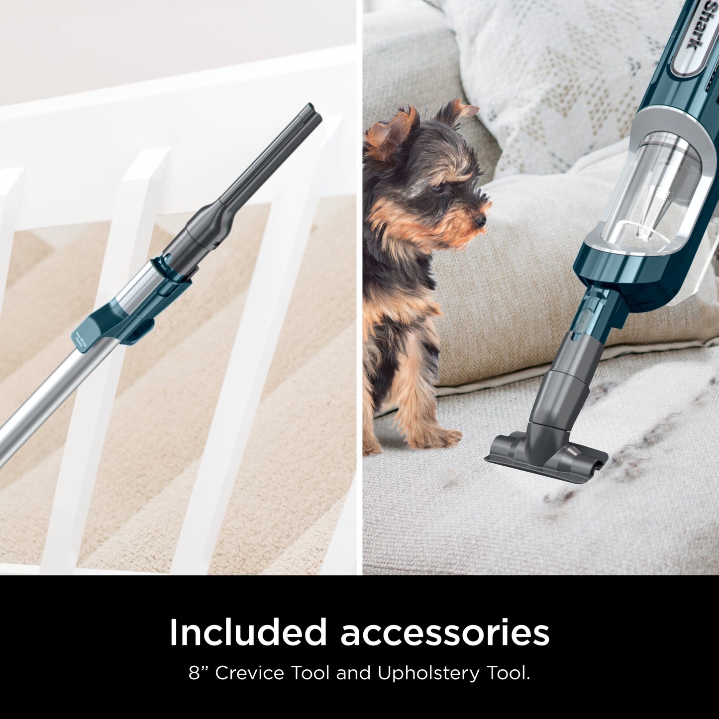 Shark UltraLight PetPro Corded Stick Vacuum, Carpet and Hardfloors, Pet Friendly, PowerFins HairPro, Odor Technology, Removable Handheld, HZ700 Blue