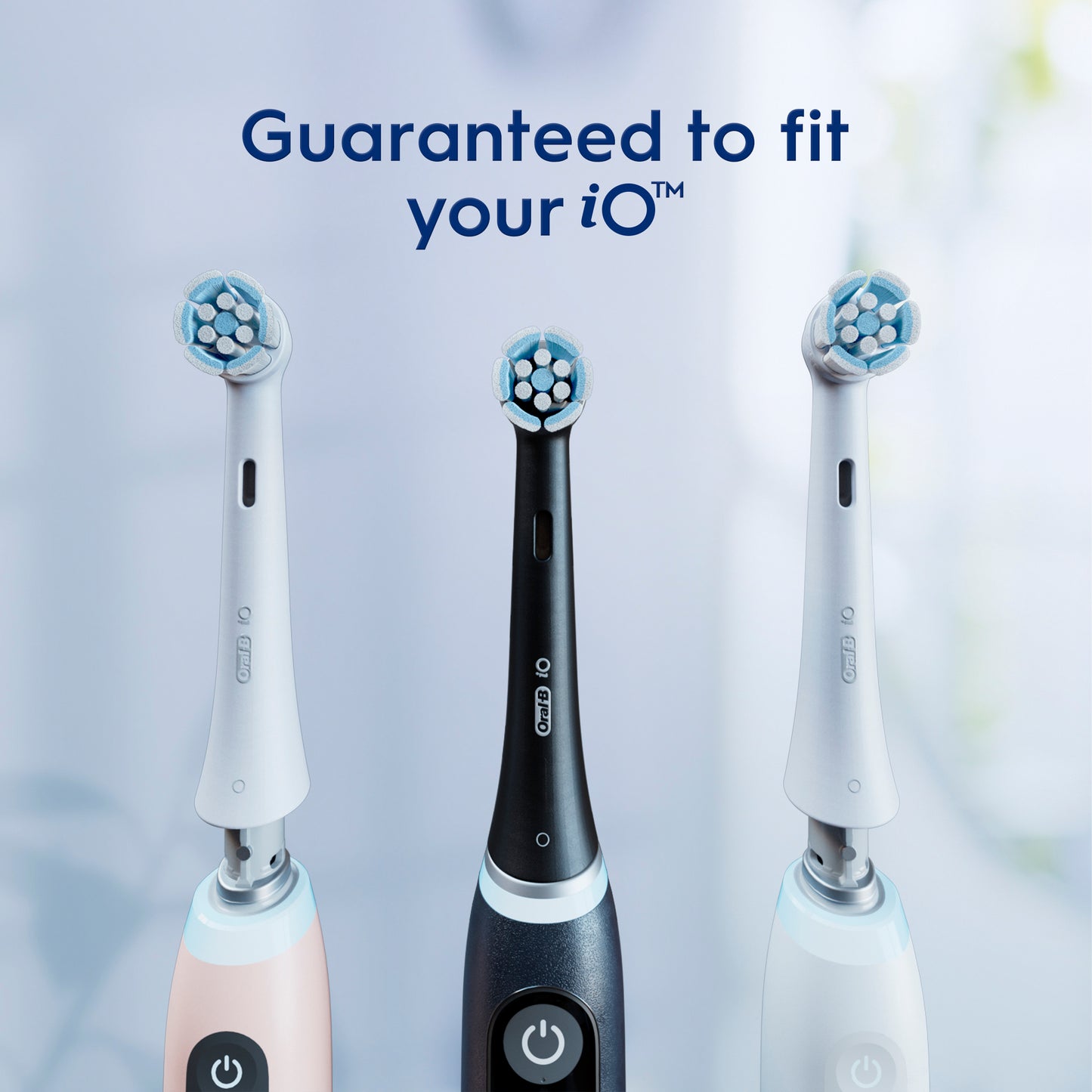 Oral-B iO Gum &amp; Sensitive Replacement Heads, Electric Toothbrush Brush Heads, Black, 6 Count