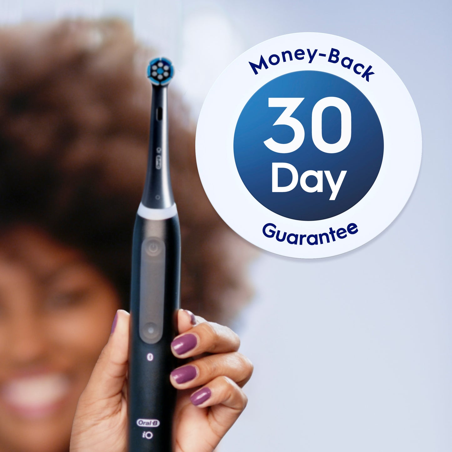 Oral-B iO Gum &amp; Sensitive Replacement Heads, Electric Toothbrush Brush Heads, Black, 6 Count