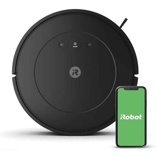 iRobot Roomba Vac Robot Vacuum Q011 - Power-Lifting Suction, Alexa, Quieter Cleaning Mode, Multi-Surface Cleaning, Cleans in Neat Rows, Easy to use, Self-Charging