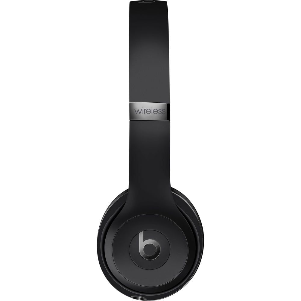 Beats Solo3 Wireless On-Ear Headphones (Matte Black / Icon) Bundle with Accessories