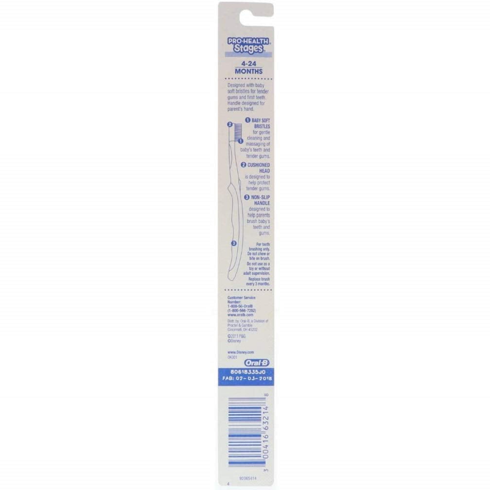 Oral-B Pro-Health Kids Stages Winnie the Pooh Baby Toothbrush, Soft