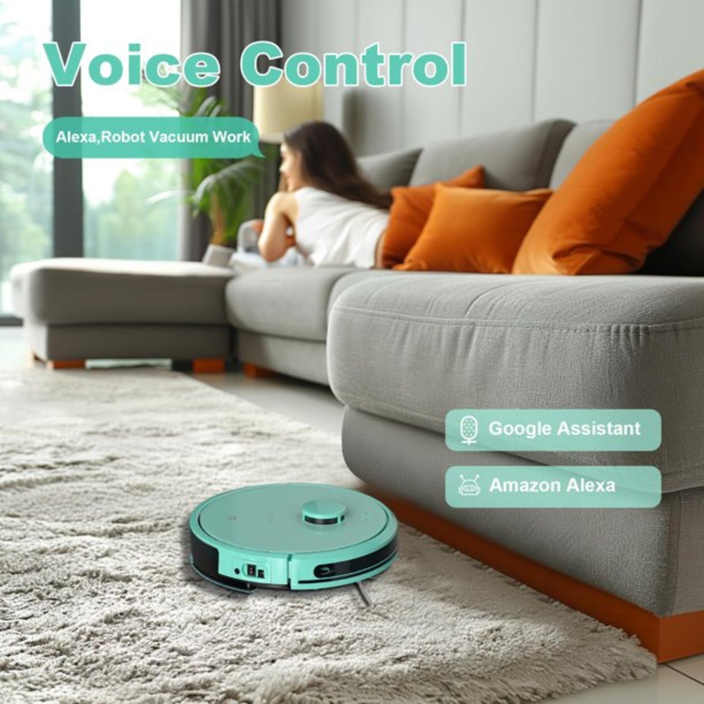 Tecbot S3 Pro Robot Vacuum Cleaner w/360° LDS Laser Navigation