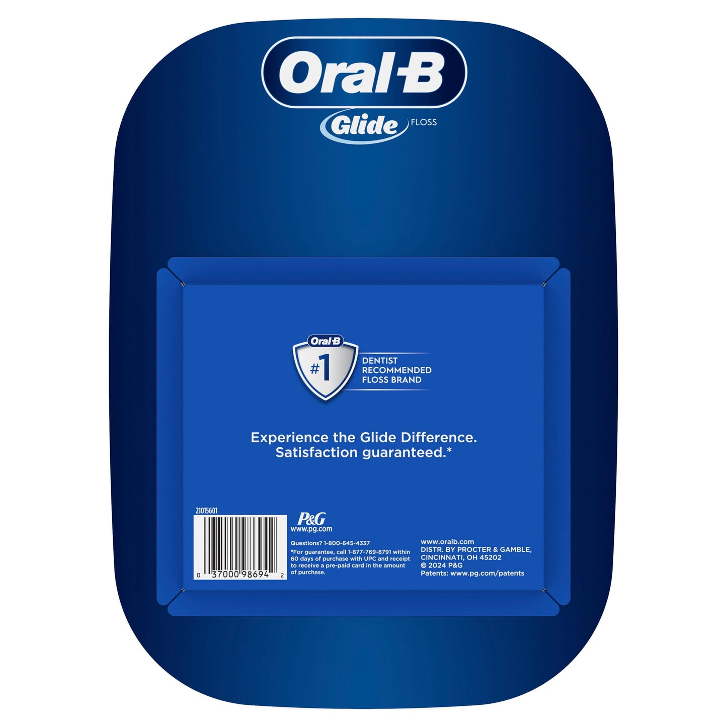 Oral‑B Floss, Glide Pro‑Health Deep Clean Waxed Dental Floss, Cool Mint, 40m, 3 Pack
