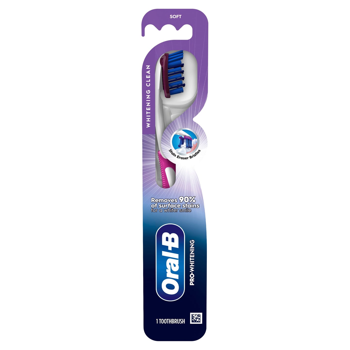Oral-B Toothbrush Pro Whitening, Soft, 1 Count
