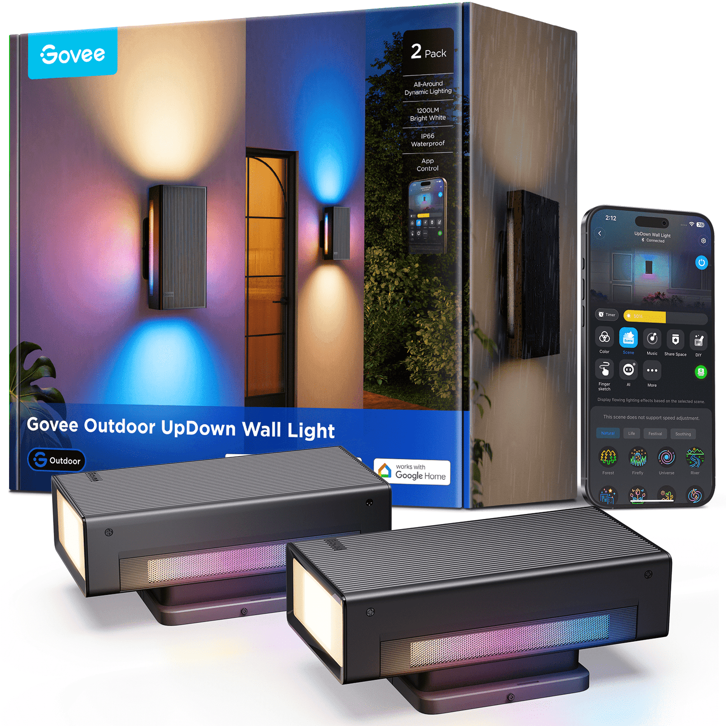 Govee Outdoor UpDown Wall Light