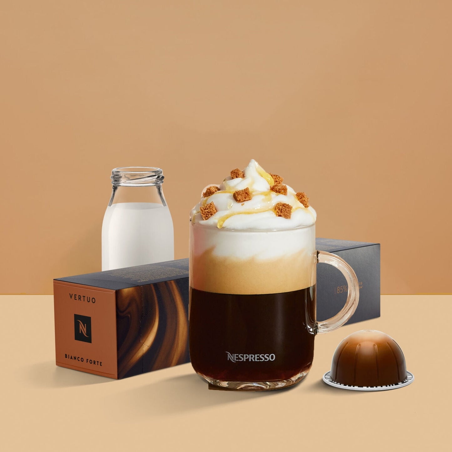 Nespresso New Vertuo Plus Coffee and Espresso Machine by De'Longhi with Aerocinno, Gray, Single-Serve Brewers