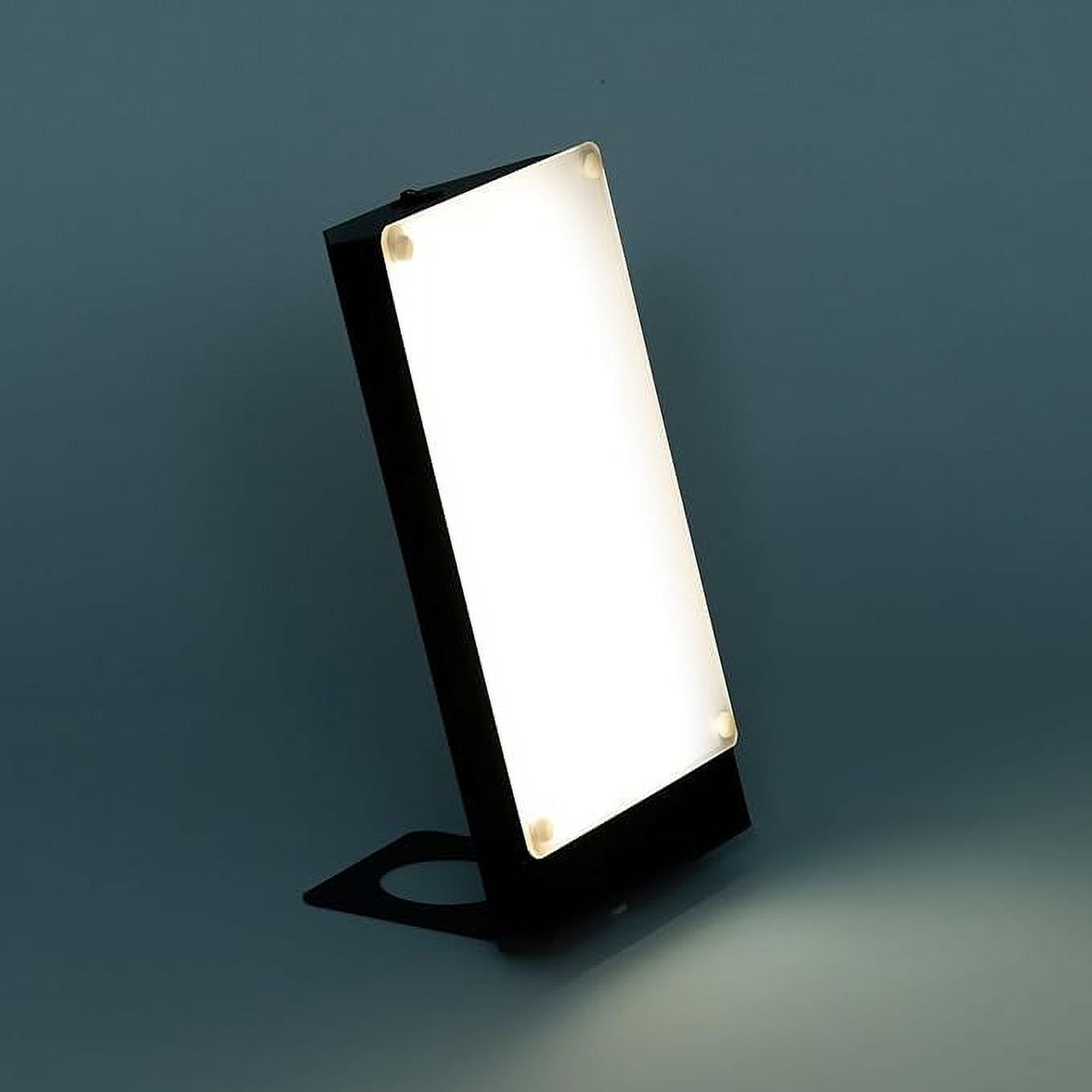 Northern Light Technologies NLT-TRVB TRAVelite II 10000 Lux LED Bright Light Therapy Desk Lamp, Black