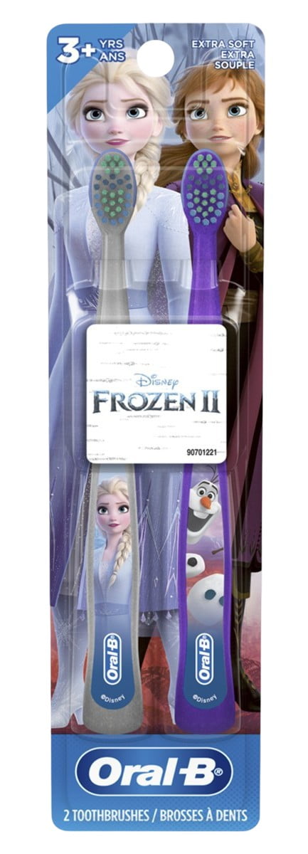 Oral-B Toothbrush Kids Frozen Ii Extra Soft 2 Pack (Pack of 3)