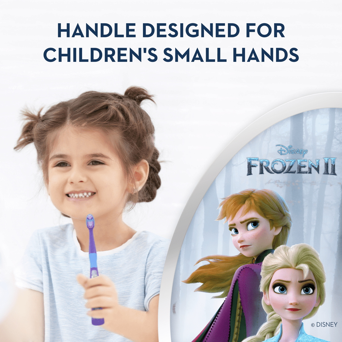 Oral-B Toothbrush Kids Frozen Ii Extra Soft 2 Pack (Pack of 3)