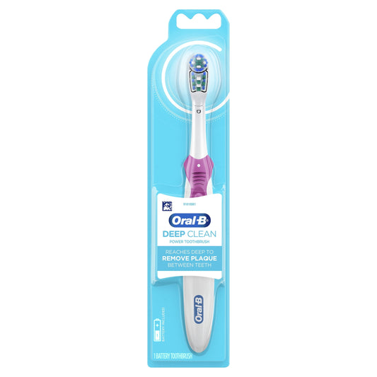 Oral-B Toothbrush, Complete Battery Powered Electric Toothbrush, 1 Count, Full Head, for Adults and Children 3+