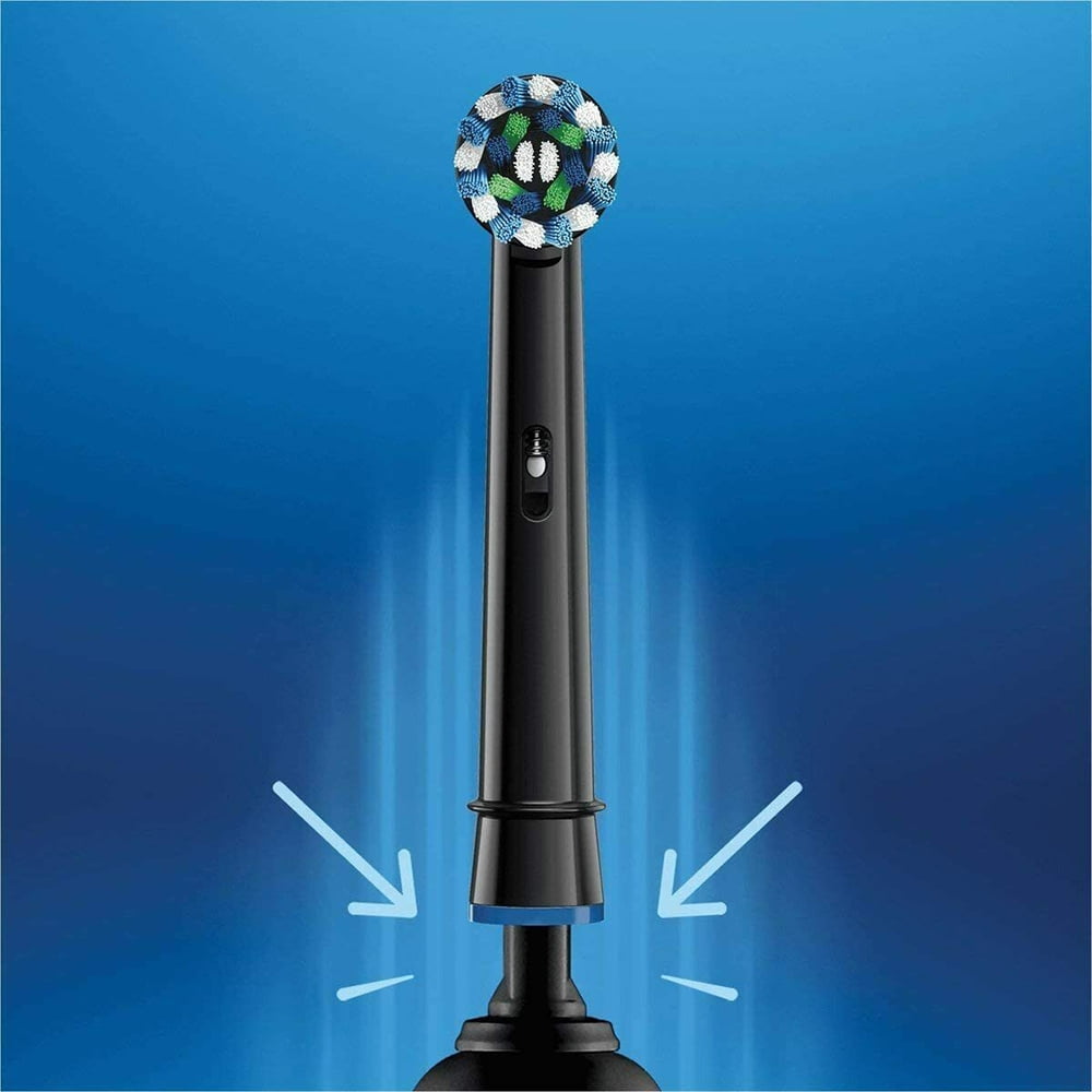 Oral-B CrossAction Electric Toothbrush Replacement Brush Head Refills,5-PK Black E