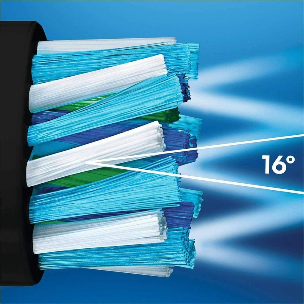Oral-B CrossAction Electric Toothbrush Replacement Brush Head Refills,5-PK Black E