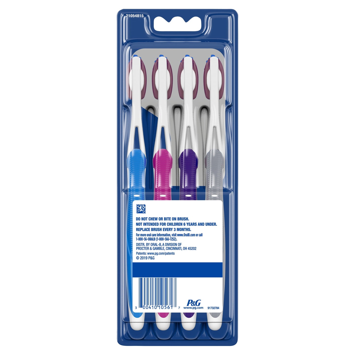 Oral-B Toothbrush, Pro Whitening Toothbrushes, Soft, 4 Count