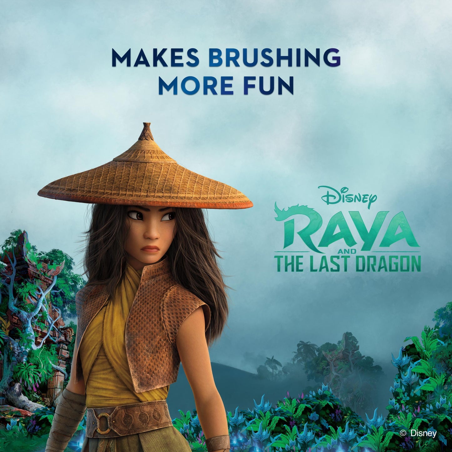 Oral-B Kid's Disney's Raya &amp; the Last Dragon Battery Electric Toothbrush, Soft