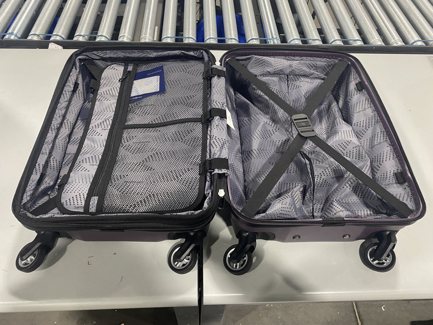SAMSONITE WINFIELD 3 DLX HARDSIDE EXPANDABLE LUGGAGE, 20" CARRY ON - PURPLE