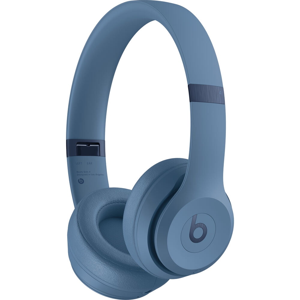 Beats Solo 4 Wireless On-Ear Headphones (Slate Blue) Bundle with Accessories