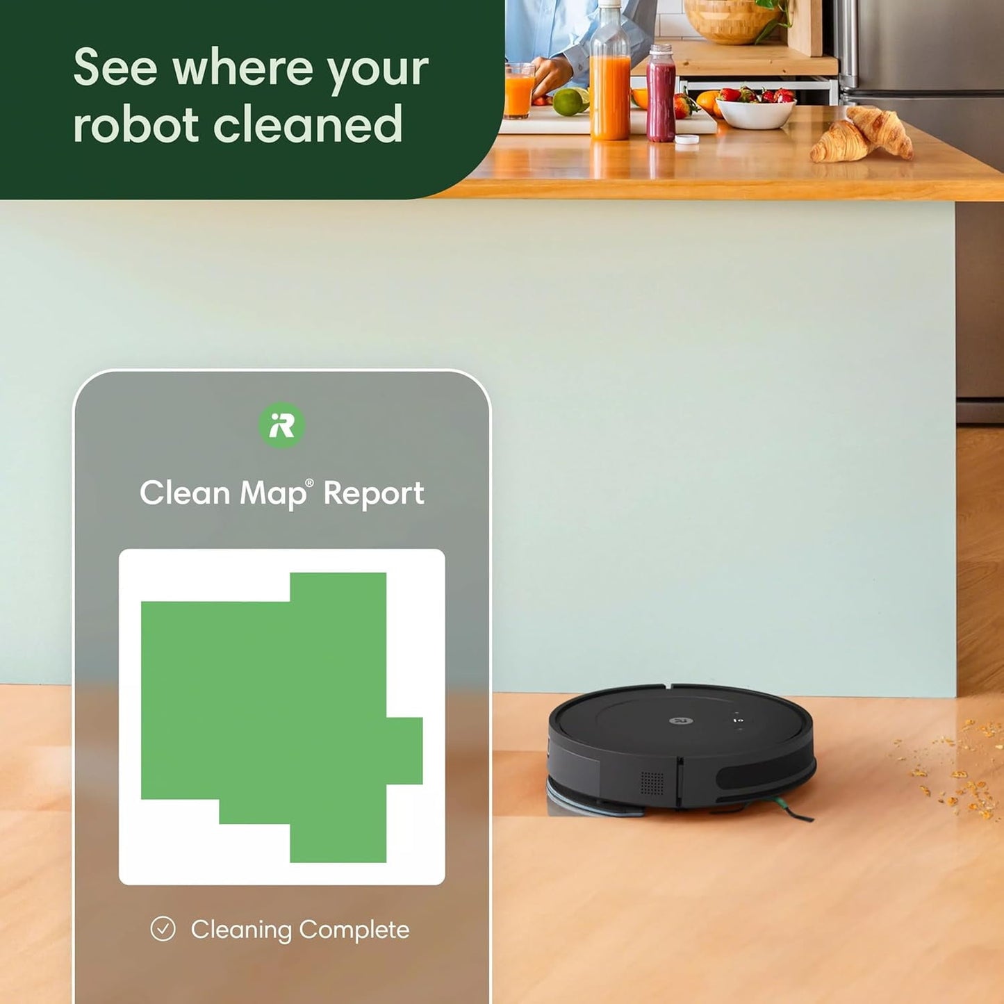 iRobot Roomba Combo Robot Vacuum &amp; Mop (Y0110) - Easy to use, Power-Lifting Suction, Vacuums and mops, Multi-Surface Cleaning, Smart Navigation Cleans in Neat Rows, Self-Charging, Alexa