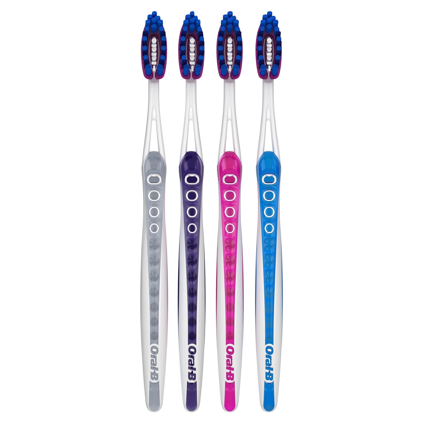 Oral-B Toothbrush Pro Whitening, Medium, 4 Count