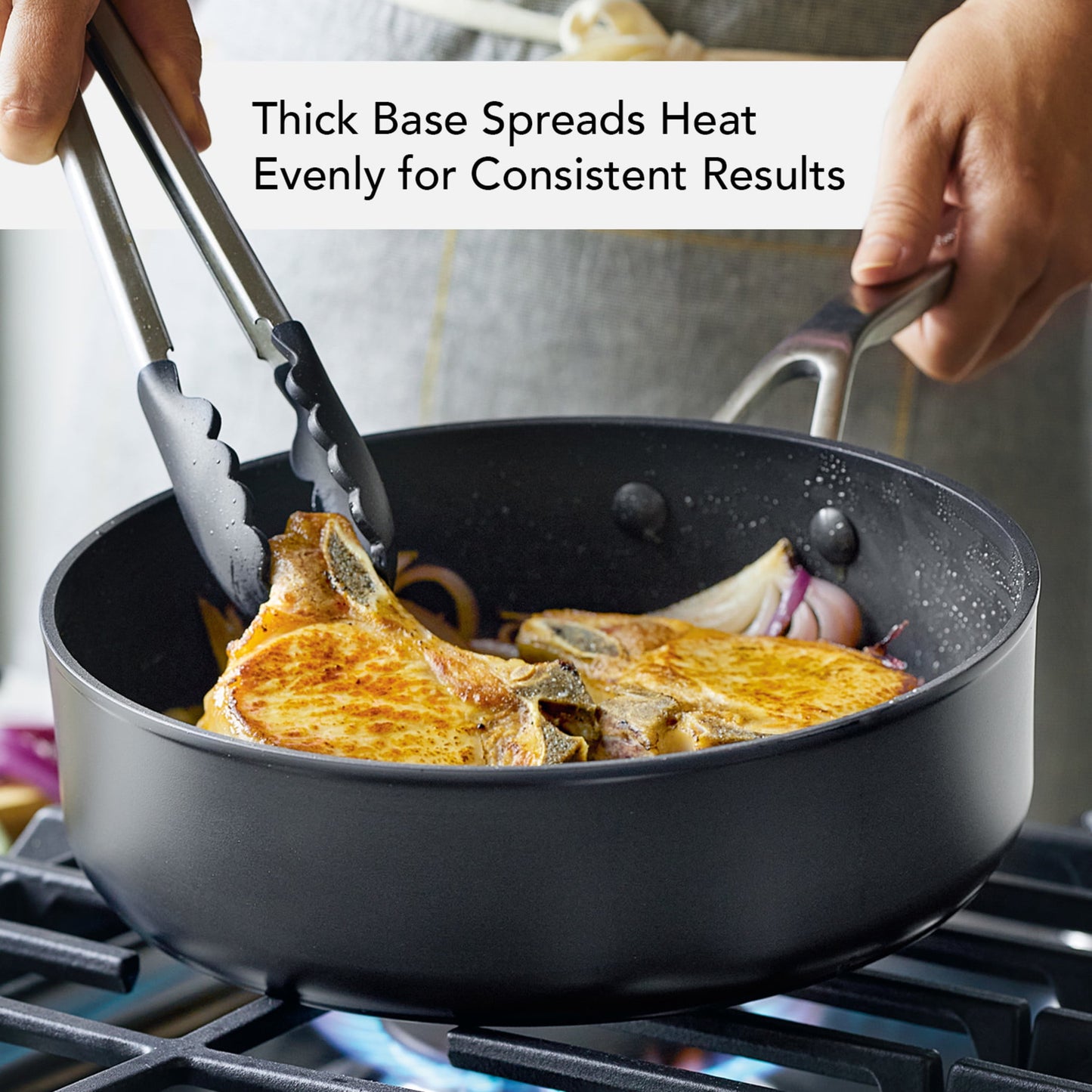 KitchenAid Hard-Anodized 11 Pcs Induction Nonstick Cookware Set, Dishwasher Safe and Oven Safe to 500°F, Matte Black