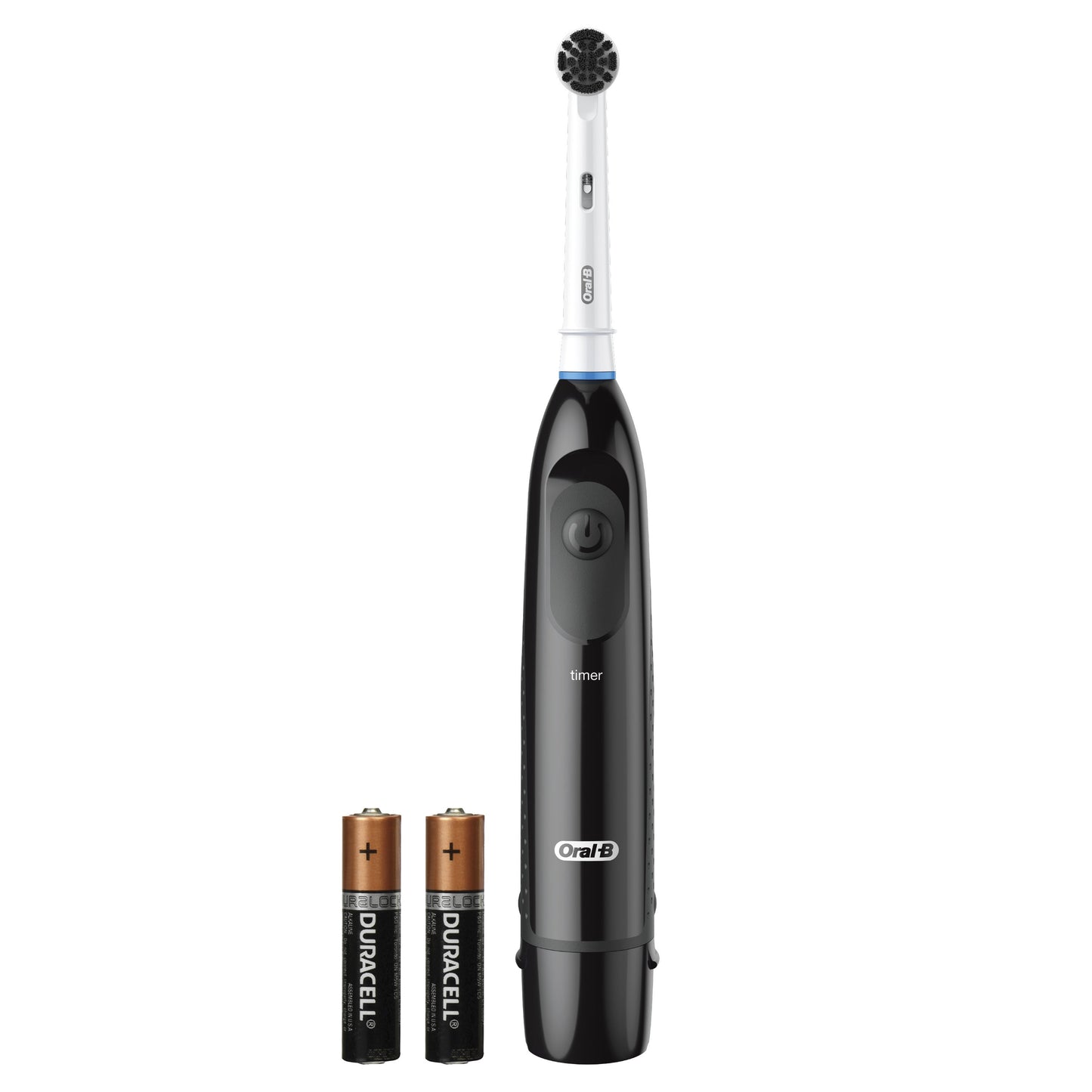 Oral-B Clinical Charcoal Battery Electric Toothbrush, Black, for Adults and Children 3+